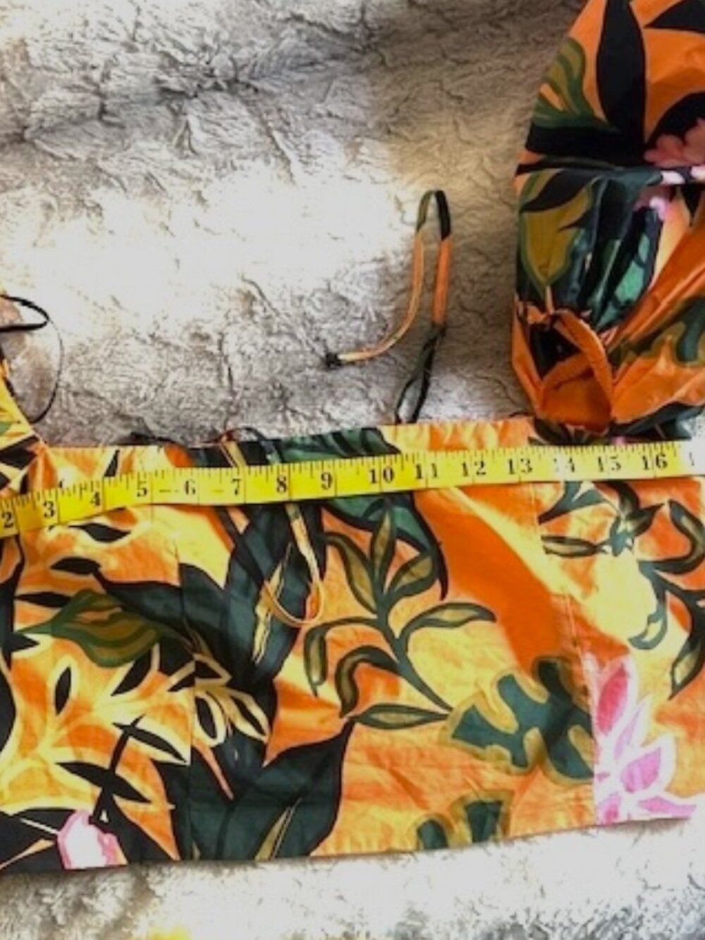 Set H&M Leaf Palm Cotton Top & Skirt Colorful Tropical - Picture 13 of 16